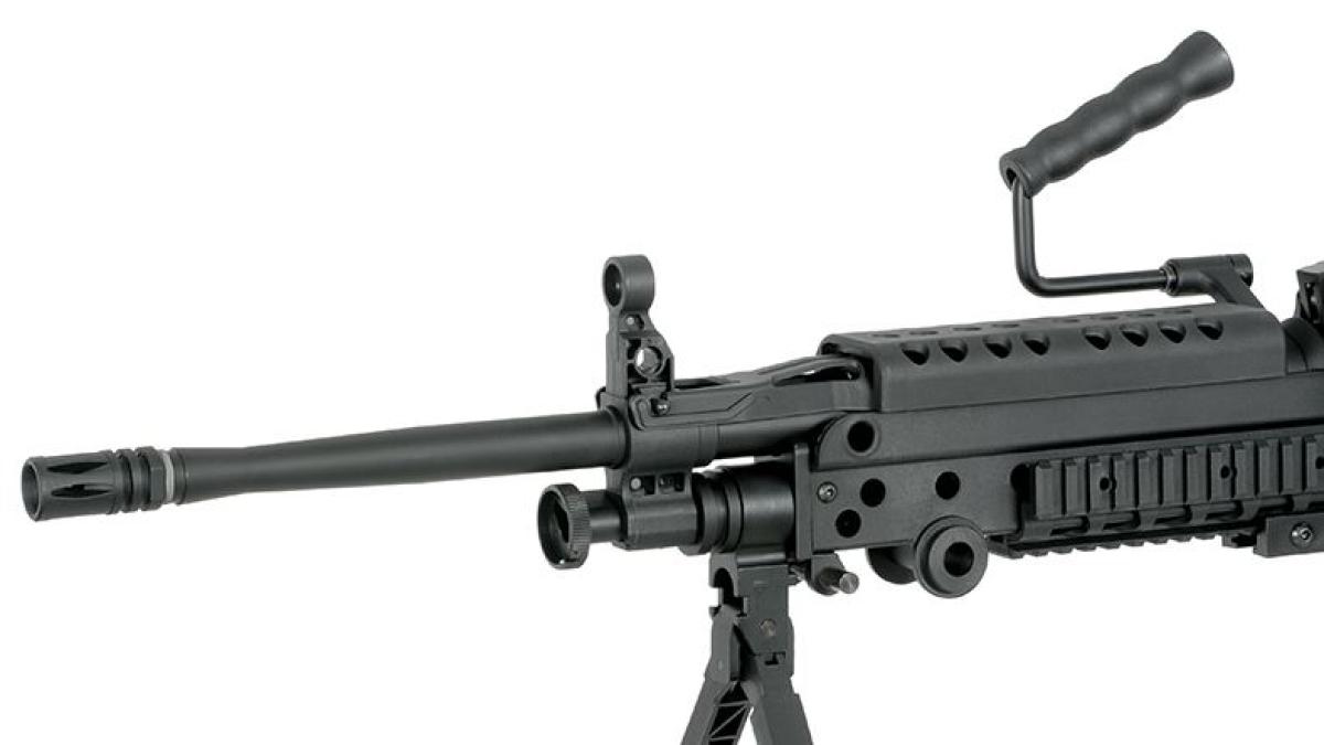 DBoys M249 SAW Sportsline LMG 0,5 Joule AEG Black